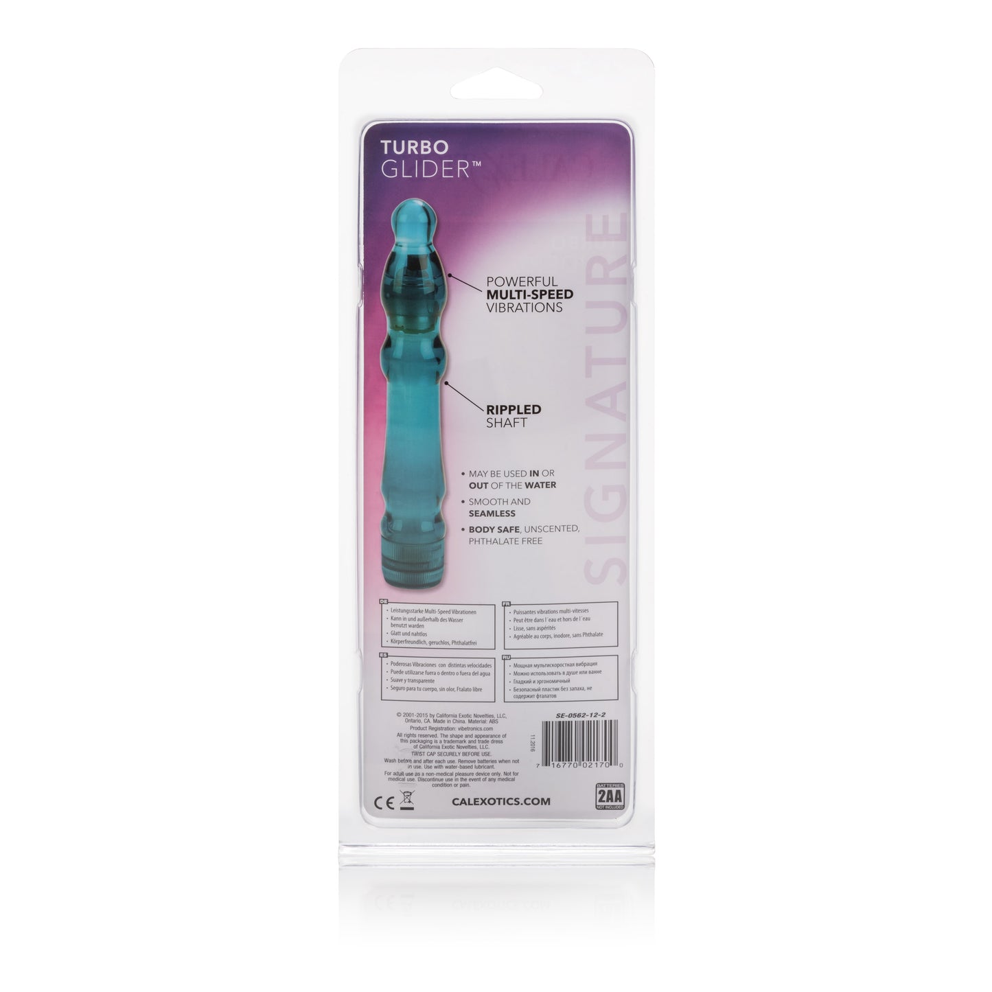 Waterproof Turbo Glider - Blueberry by CalExotics