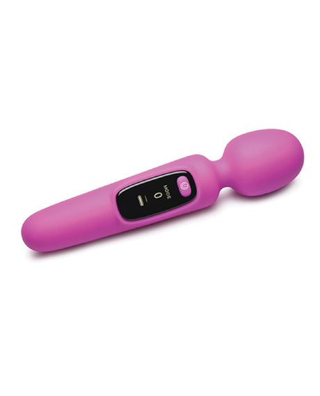 XR Brands Bang Digital Silicone Wand — Purple, 8 in - BNG-AH451