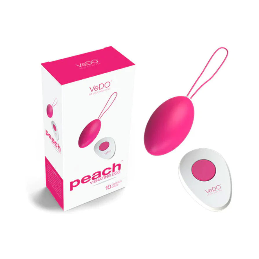 VeDO Peach Vibrating Egg — Foxy Pink - VI-B0309