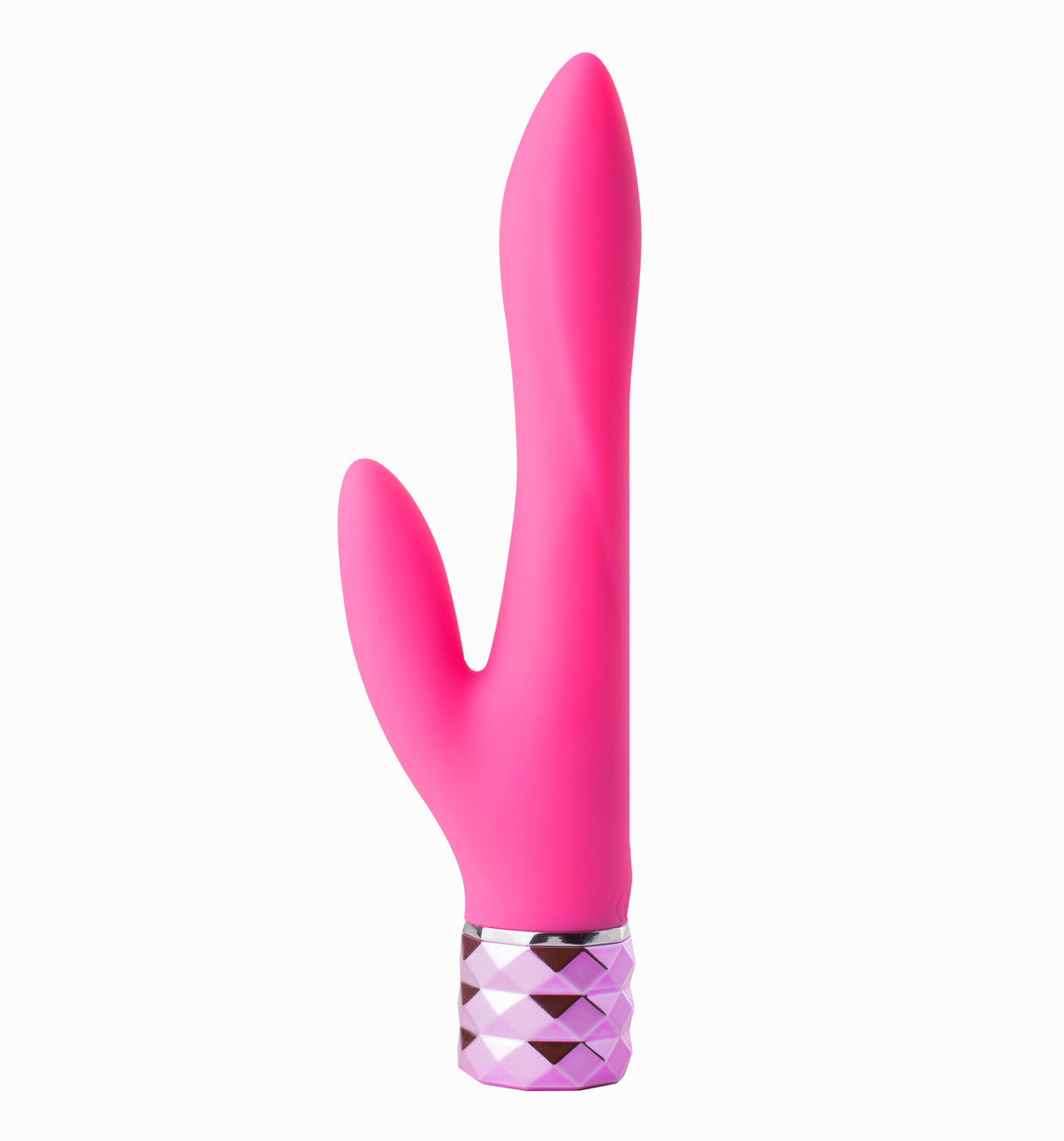 Maia Toys Victoria Dual Crystal Rabbit Vibrator — Pink, 6 in - MTMA1606-P1