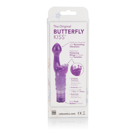 CalExotics Original Butterfly Kiss Clitoral Stimulator — Purple - SE0782143