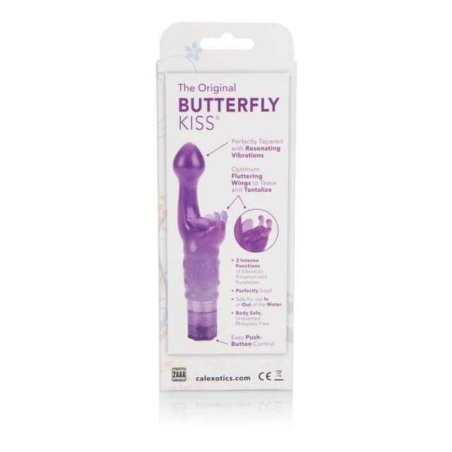 CalExotics Original Butterfly Kiss Clitoral Stimulator — Purple - SE0782143