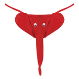 Squeaker Elephant G-String - One Size - Red by Male Power