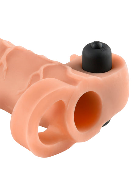 Fantasy X-Tensions Vibrating Real Feel 2-Inch Extension - Flesh by Pipedream