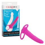 Silicone Love Rider Dual Penetrator - Pink