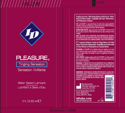I.D. Lubricants I.D. Pleasure Water-Based Lubricant — 2 oz Travel Tube - ID-PLT-02