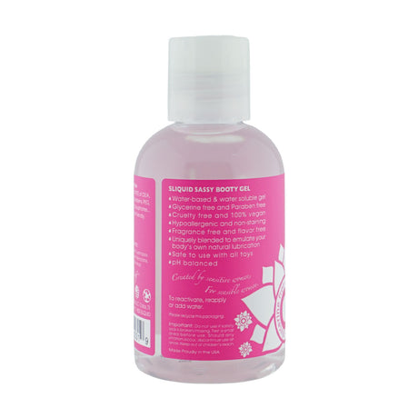 Sliquid Naturals Sassy Anal Gel Lubricant — 4.2 fl oz - SLIQ031