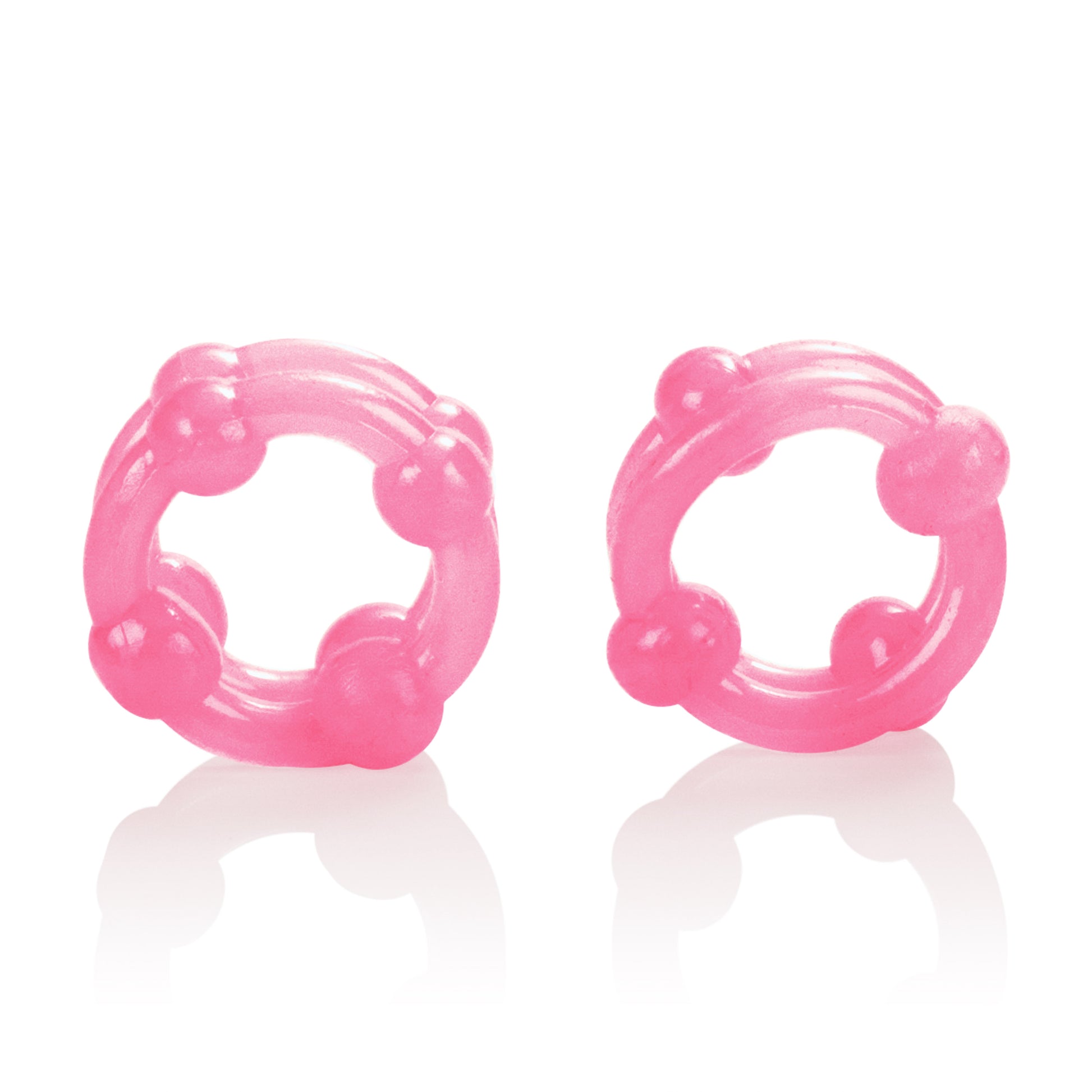 Island Rings - Double Stacker - Pink by CalExotics