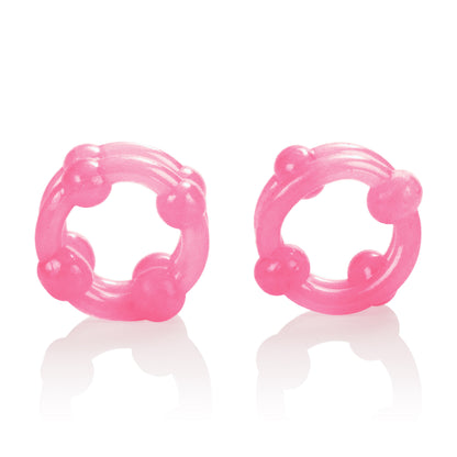 Island Rings - Double Stacker - Pink by CalExotics