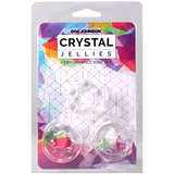 Doc Johnson Crystal Jellies Performance Ring Set, 3 Clear (1.75 in) - DJ0291-06-CD