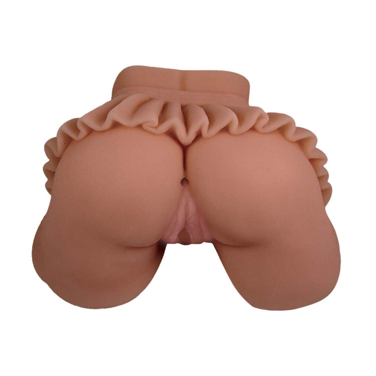Nasstoys Always Horny Dual-Entry Masturbator — Brown TPR 8×8×4 - NW3315