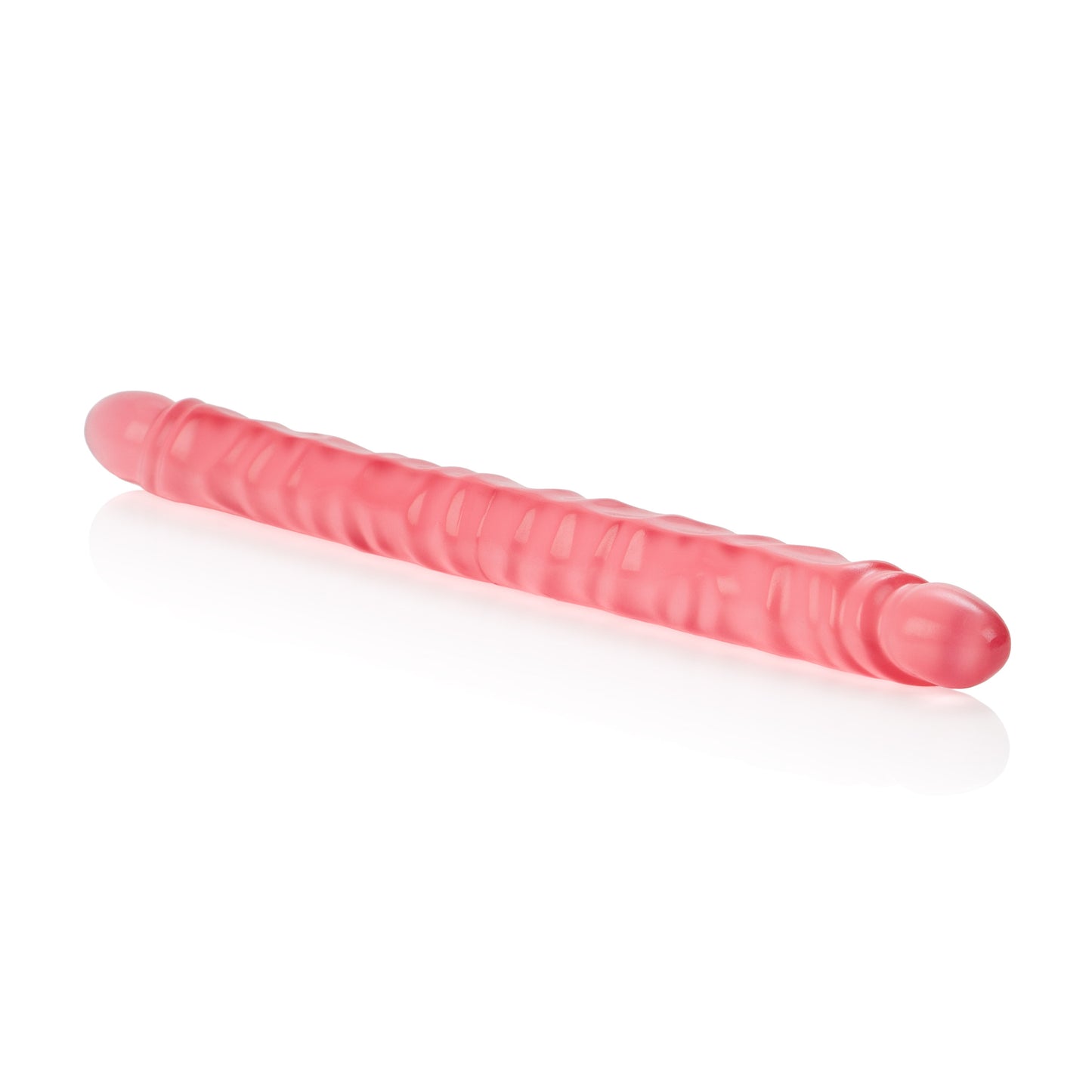 Slim Jim Duo 17 Inches Veined Super Slim Dong - Translucence by CalExotics