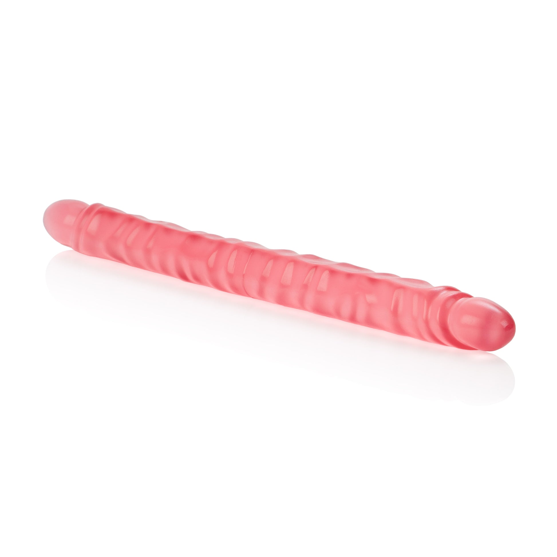 Slim Jim Duo 17 Inches Veined Super Slim Dong - Translucence by CalExotics