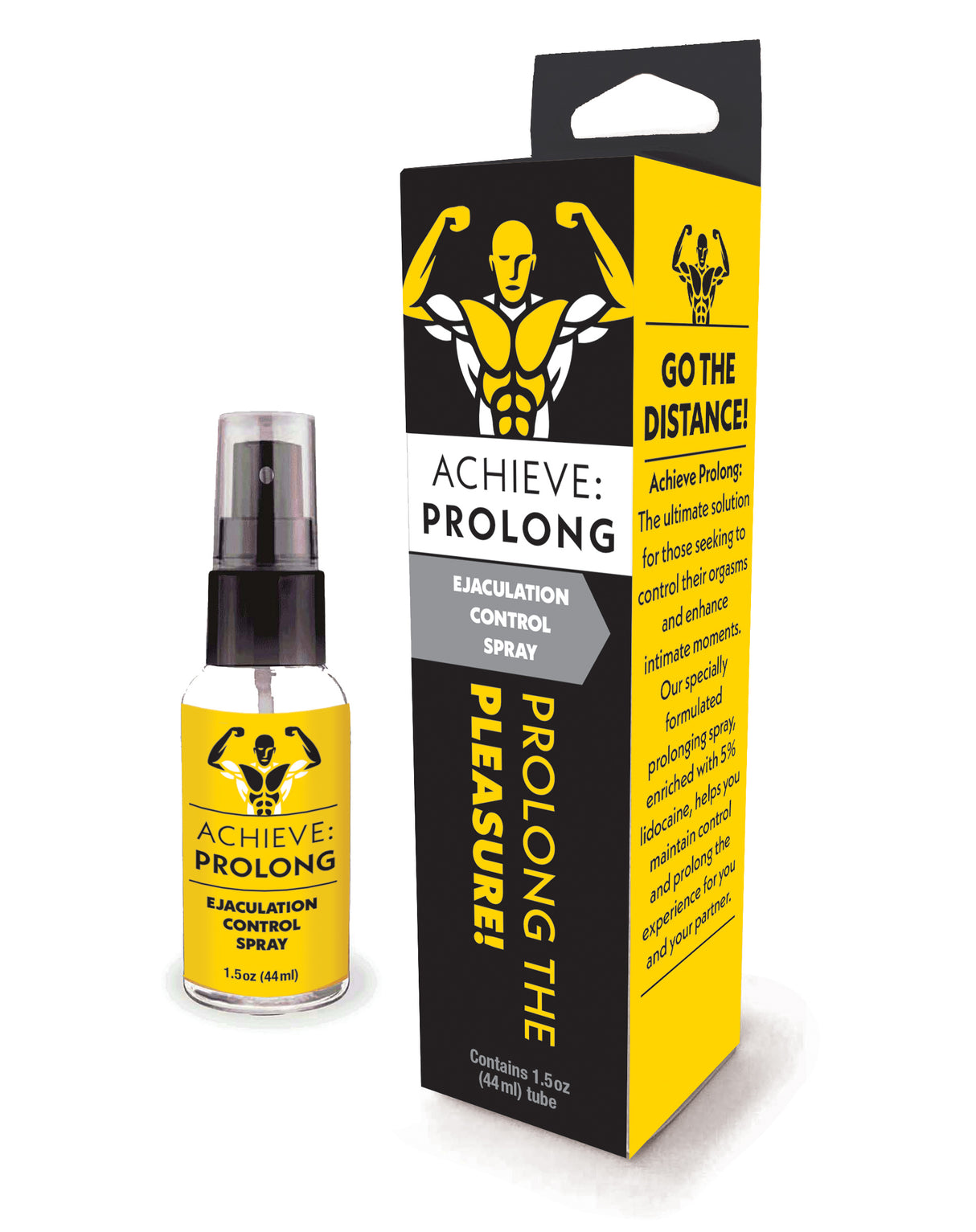 Little Genie Achieve Prolong Lidocaine Ejaculation Control Spray, 1 oz - LG-BT1102