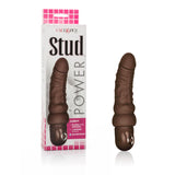 CalExotics Power Stud Curvy Waterproof Vibrator — Brown - SE0836453