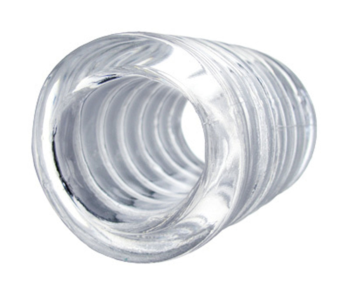 XR Brands Spiral Ball Stretcher — Clear, Flexible - TV-AC759