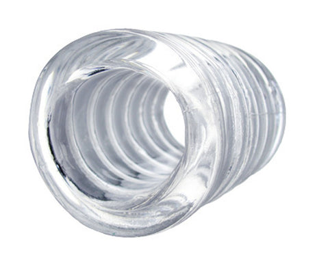 XR Brands Spiral Ball Stretcher — Clear, Flexible - TV-AC759