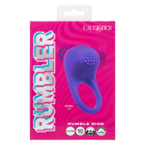 CalExotics Rumbler Rumble Ring — Rechargeable Purple Cock Ring (3.75 x 2 in) - SE4376003