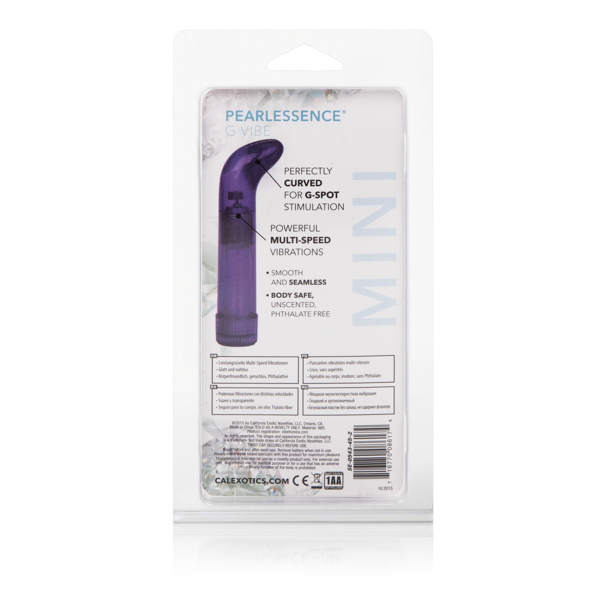 Pearlessence G-Vibe - Mini - Purple by CalExotics