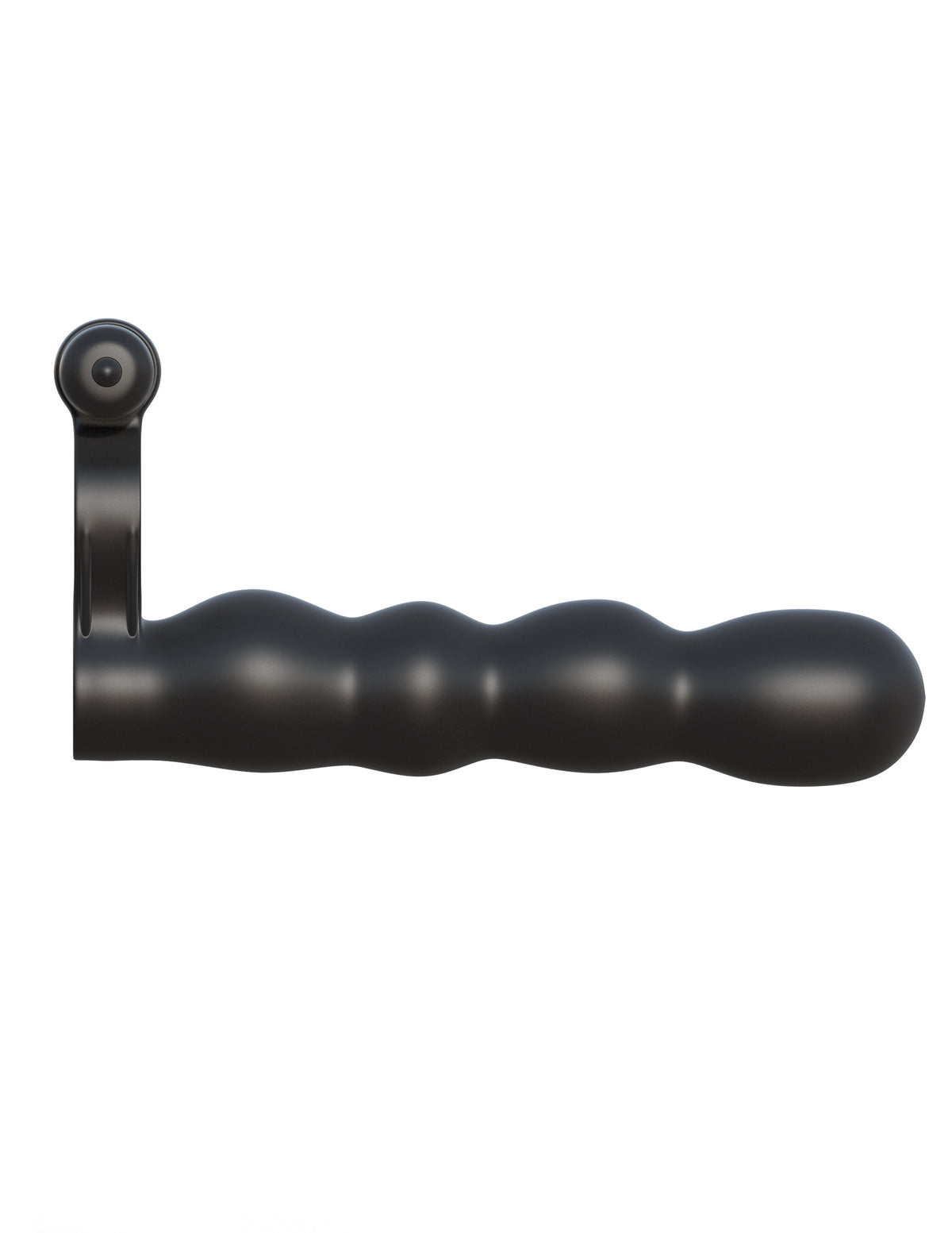 Fantasy C-Ringz Posable Partner Double Penetrator - Black by Pipedream