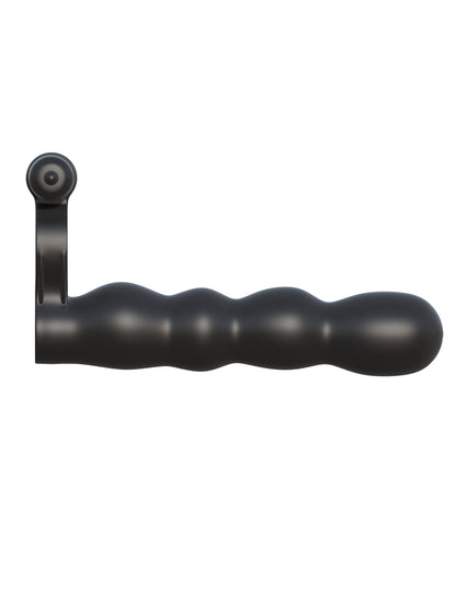 Fantasy C-Ringz Posable Partner Double Penetrator - Black by Pipedream