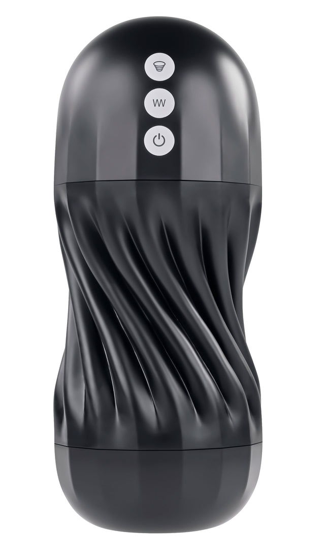 Playboy Pleasure Solo Stroker — Black, USB Rechargeable - PB-RS-8249-2