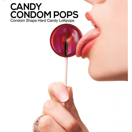 "Candy Condom Pop -  Strawberry HTP3221"
