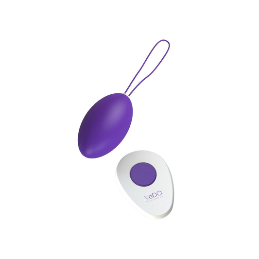 VeDO Peach Vibrating Egg — Indigo, 10 Modes - VI-B0303