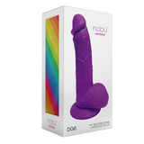 NOBÜ DG6 Purple Silicone Dildo with Suction Cup - NB1549