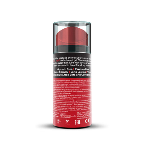 Wicked Sensual Care Toy Fever Warming Lubricant Gel, 3.3 fl oz - WS-90223