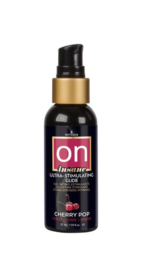 Sensuva On Insane Ultra‑Stimulating Glide — Cherry Pop (2 oz) - SEN-VL776-ML