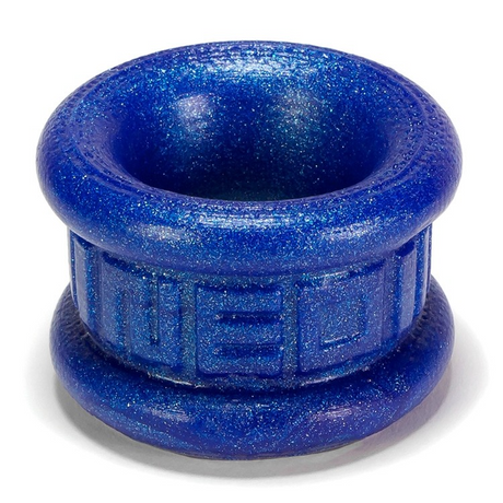 OXBALLS NEO Short Ballstretcher — Blueballs Metallic, Pure Silicone - OX-1258-BLB