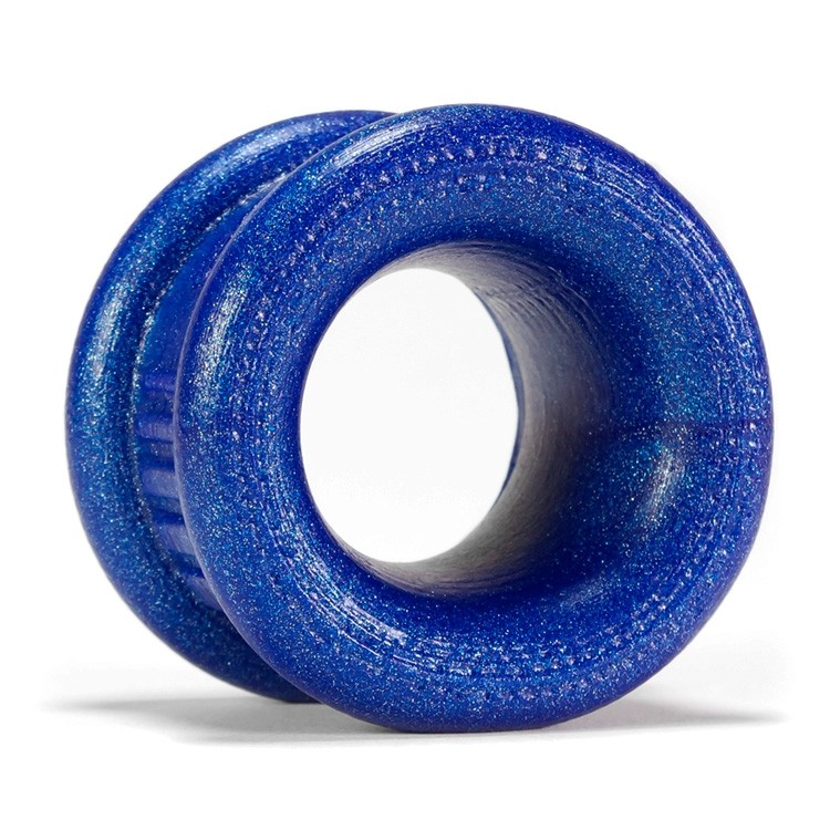 OXBALLS NEO Short Ballstretcher — Blueballs Metallic, Pure Silicone - OX-1258-BLB