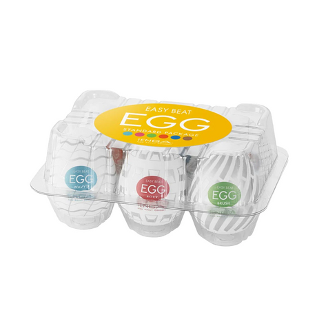 Tenga EGG Variety Pack — 6 Disposable Masturbators - TN197