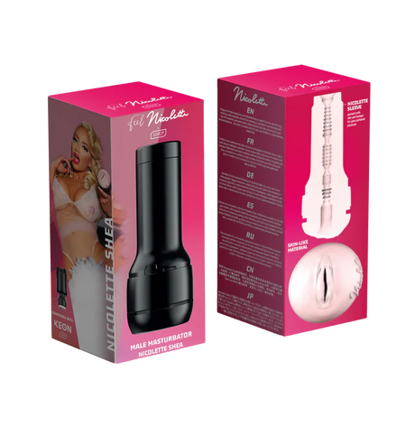 Kiiroo FeelNicolette Stroker — TPE Sleeve Male Stroker 220×84 - KR4958