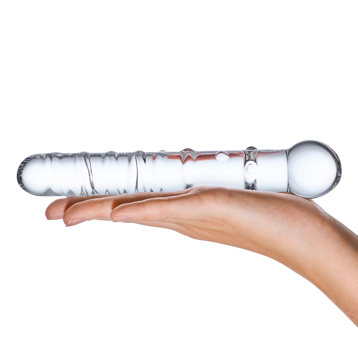 Callisto Clear Glass Dildo by Electric Novelties