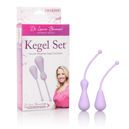 Dr. Laura Berman Kegel Set Silicone Weighted Kegel Exercisers by CalExotics