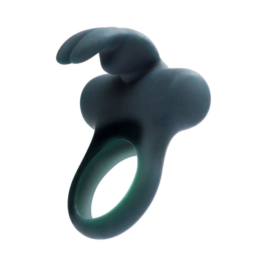 Frisky Bunny Vibrating Ring Black Pearl by VeDO