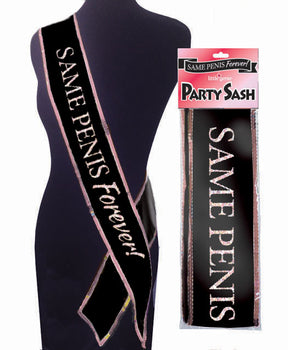 Little Genie Same Penis Forever Glitter Sash — 6 ft Adjustable - LG-NVC061