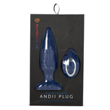 Nu Sensuelle Andii Anal Plug — Navy Blue, Rolling Bead Motion - NS2989