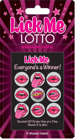 Little Genie Lick Me Lotto Scratch-Off Game — 12 Tickets - LG-BG069