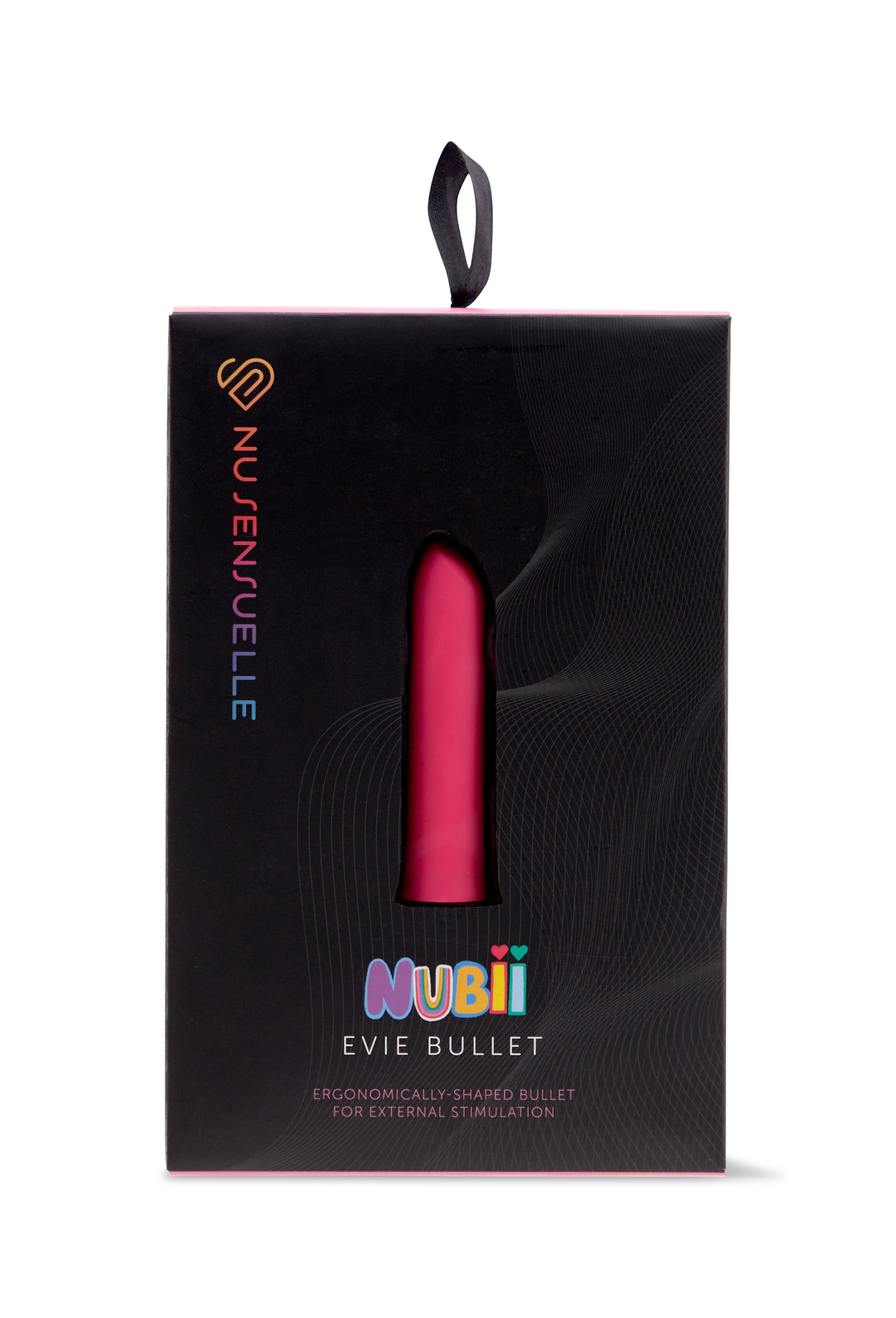 Nu Sensuelle Evie Slanted Bullet Vibrator — Pink, 10 Functions - NS3337
