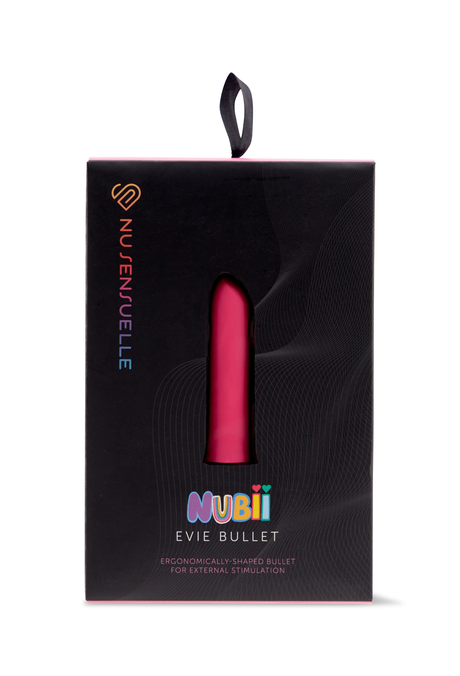 Nu Sensuelle Evie Slanted Bullet Vibrator — Pink, 10 Functions - NS3337