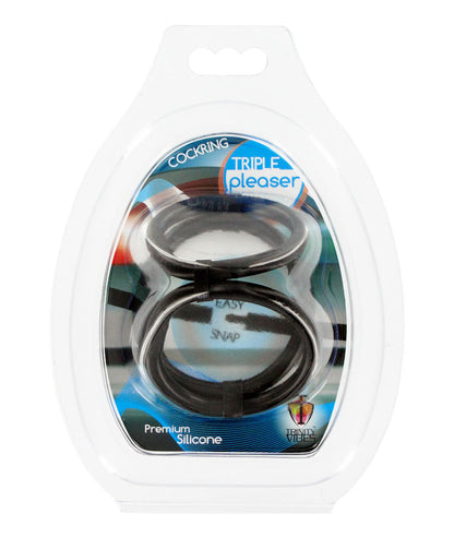 Easy Release Tri Cock and Ball Ring by XR Brands
