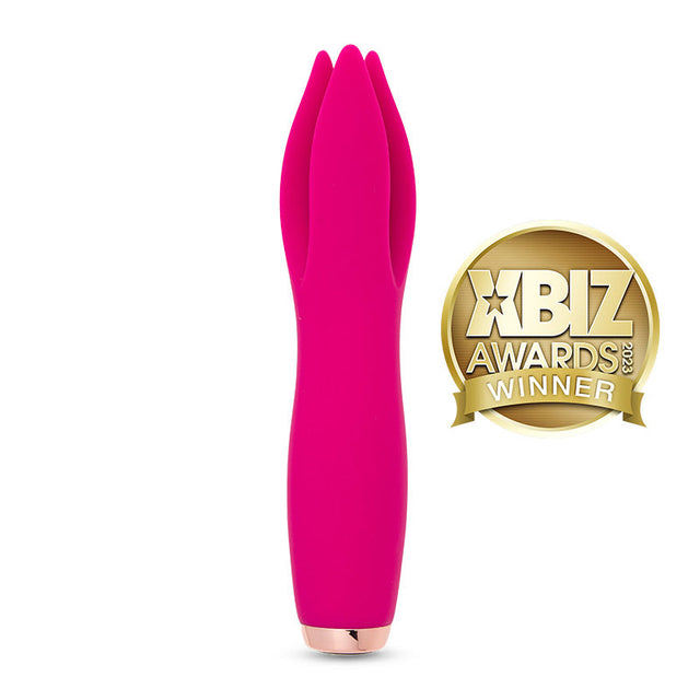 Nu Sensuelle Tulip Rechargeable Multi-Play Vibrator, Magenta - BT-W81MG