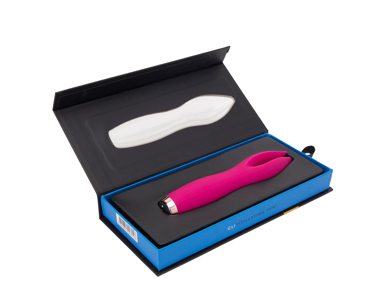Nu Sensuelle Tulip Rechargeable Multi-Play Vibrator, Magenta - BT-W81MG