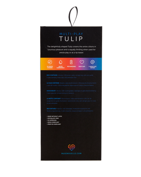 Nu Sensuelle Tulip Rechargeable Multi-Play Vibrator, Magenta - BT-W81MG