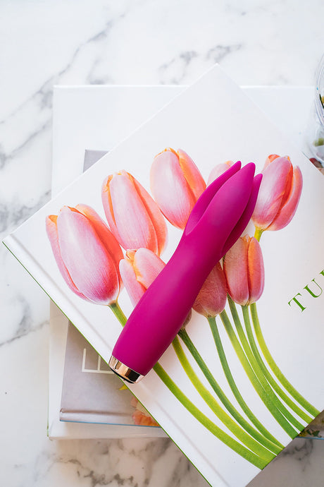 Nu Sensuelle Tulip Rechargeable Multi-Play Vibrator, Magenta - BT-W81MG