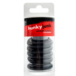 Oxballs Jacker 5-Stack Cockrings — 5-Pack 45mm Black - HUJ-151-BLK