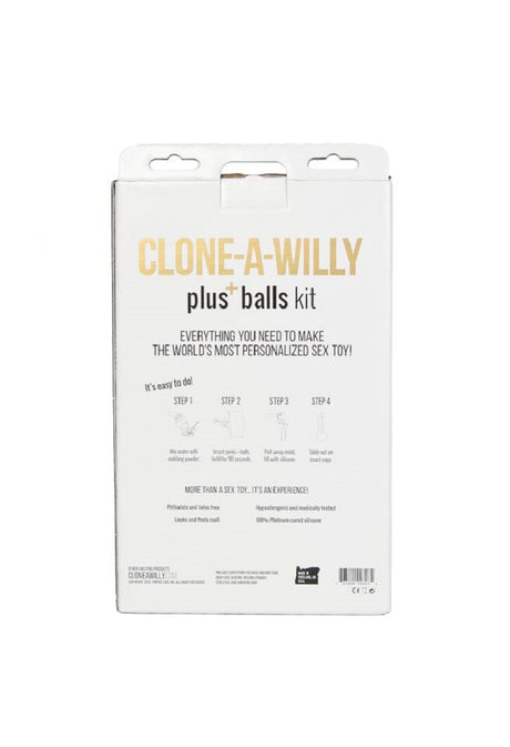 Clone-a Willy Plus Balls Kit - Light Skin Tone by Clone-a-Willy